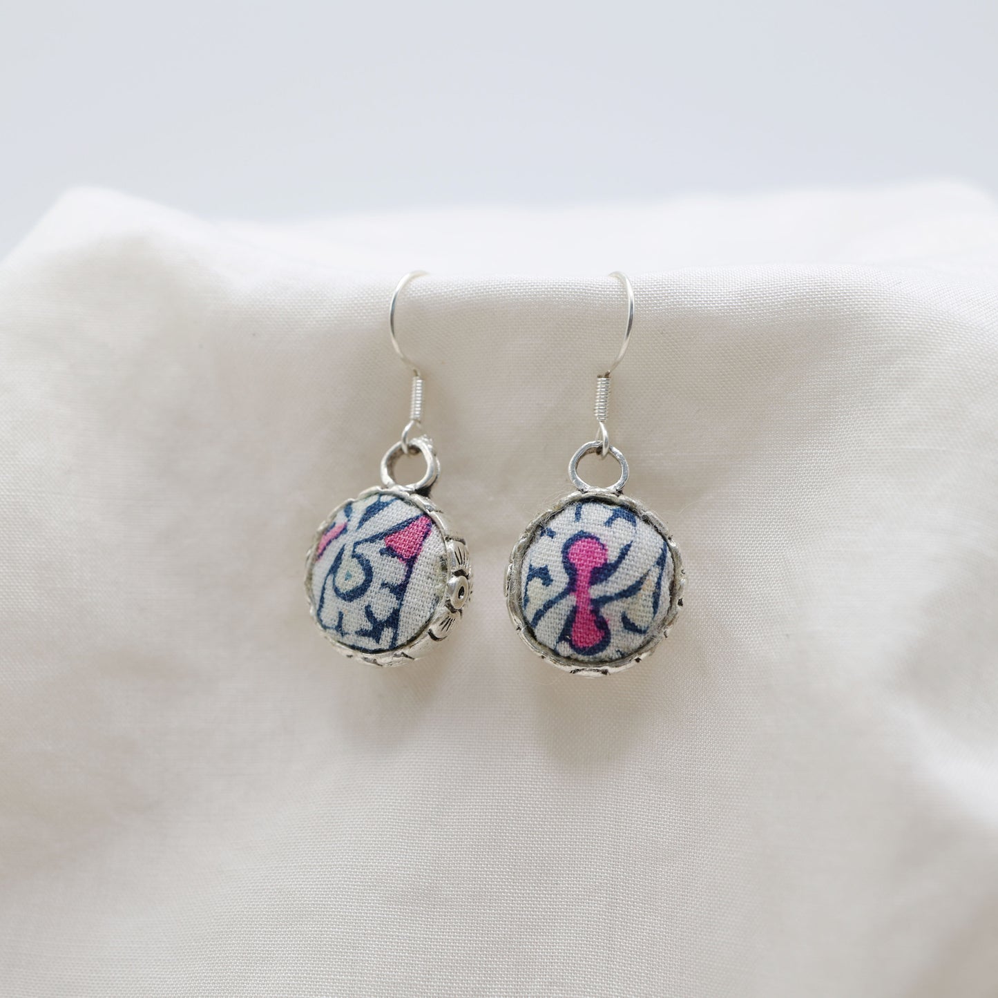 Batik Ball Earrings