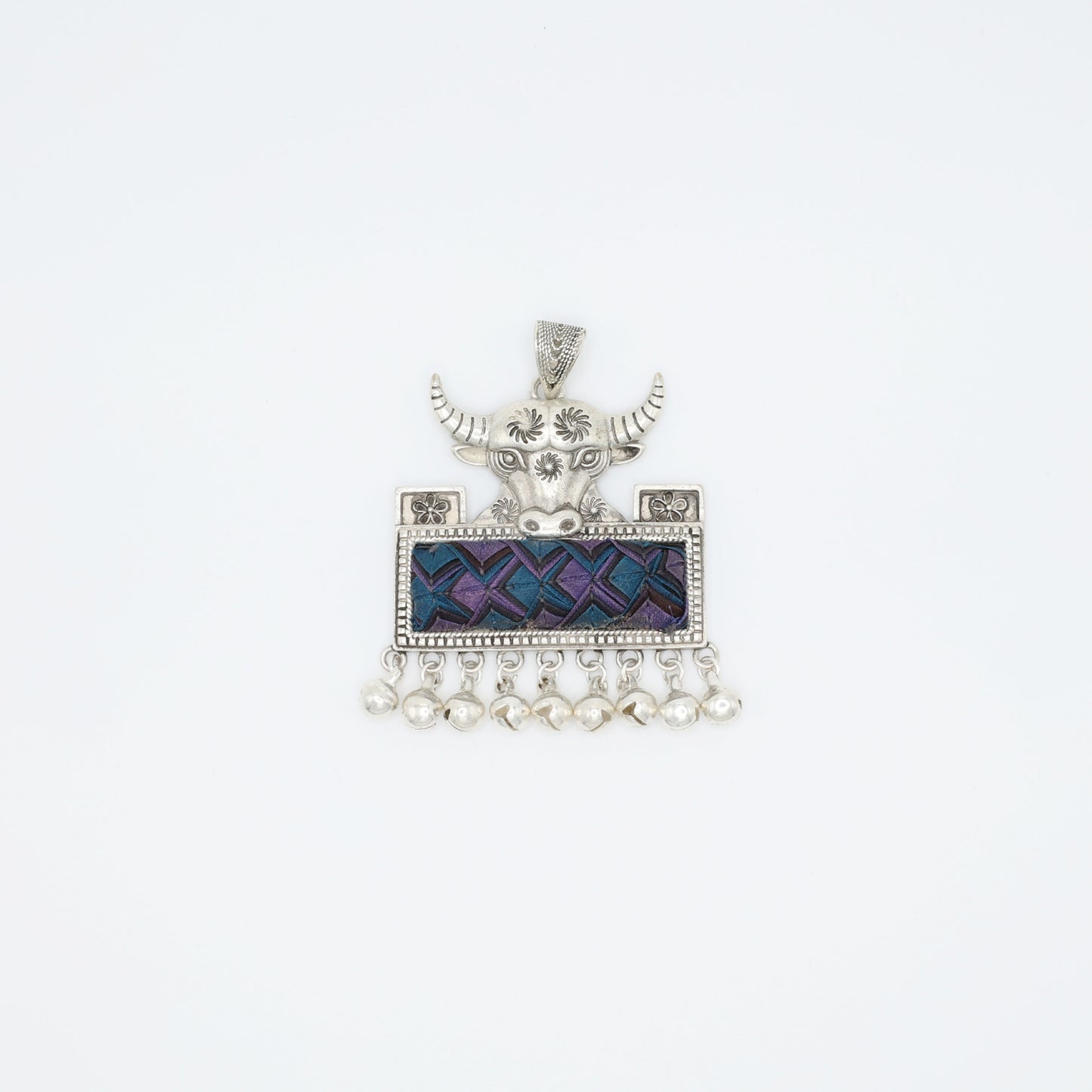 Embroidery OX Pendant