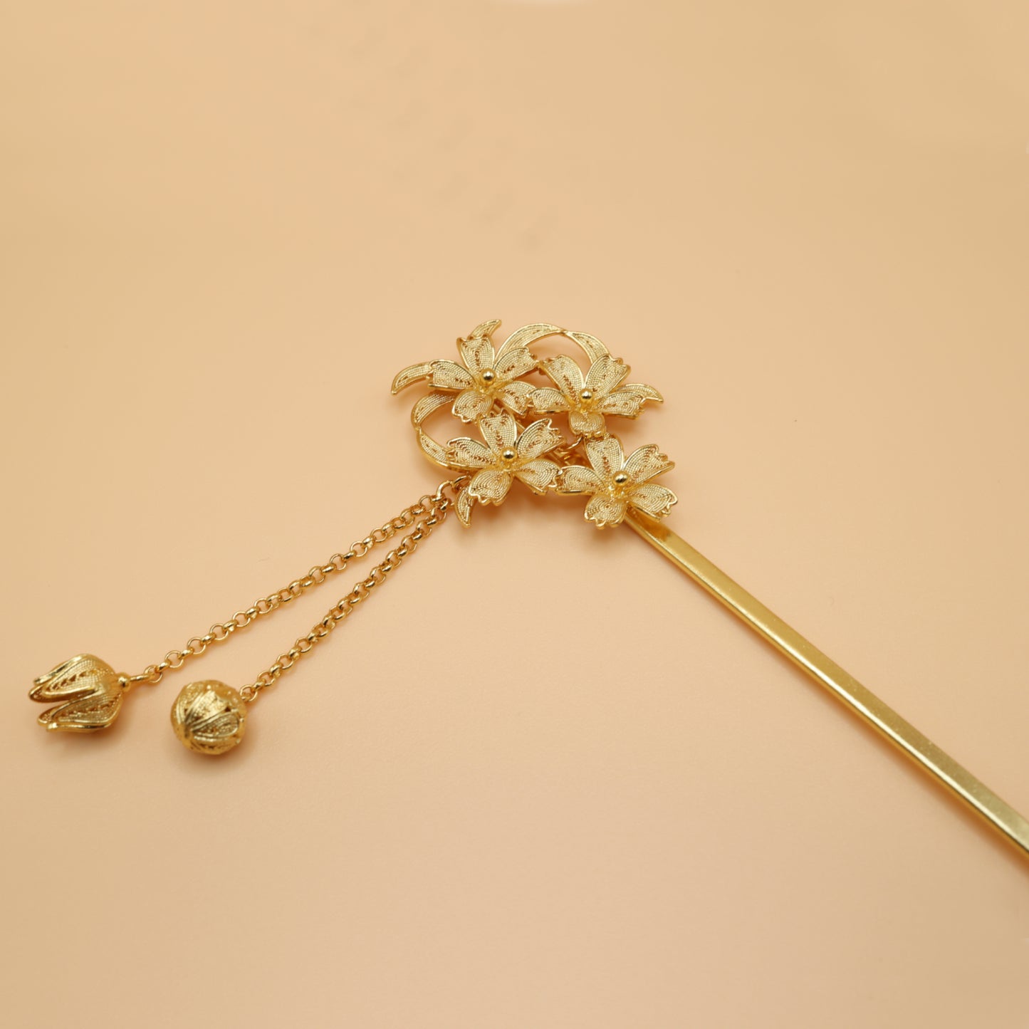 Peach Blossom Hair-Pin