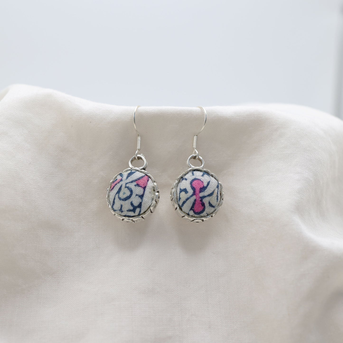 Batik Ball Earrings
