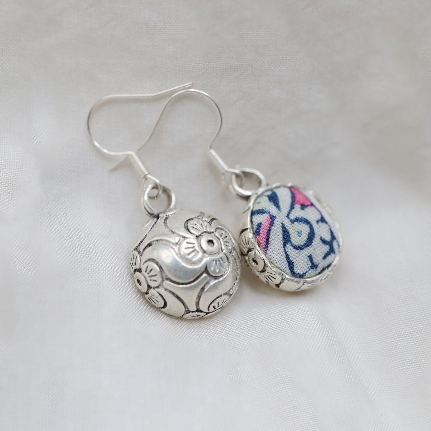 Batik Ball Earrings
