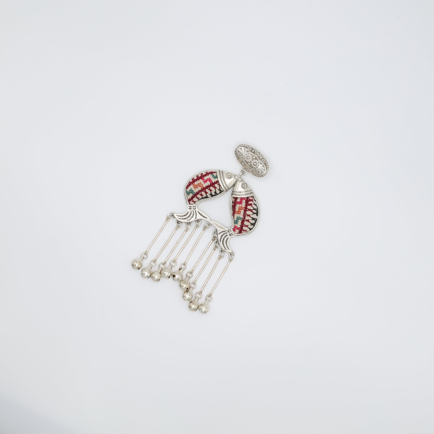 Embroidery Koi Fish Pendant