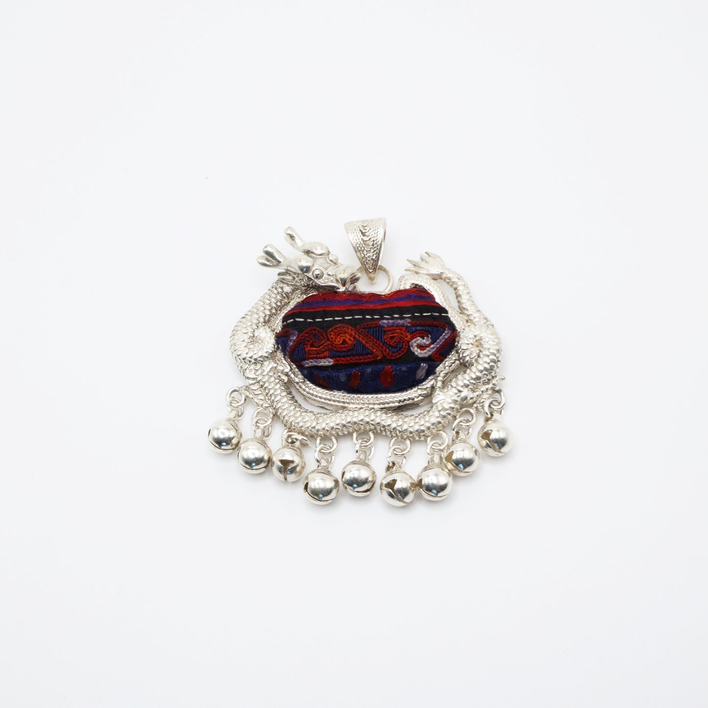 Embroidery Dragon Pendant