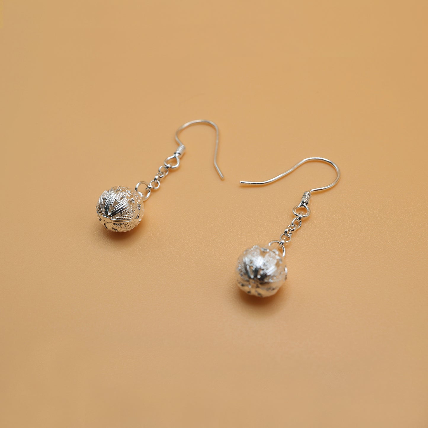 Flower Ball Earring